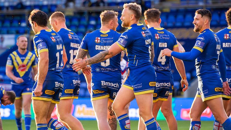 As well as looking sharp in attack, Warrington's defence was sensational as they kept a clean sheet