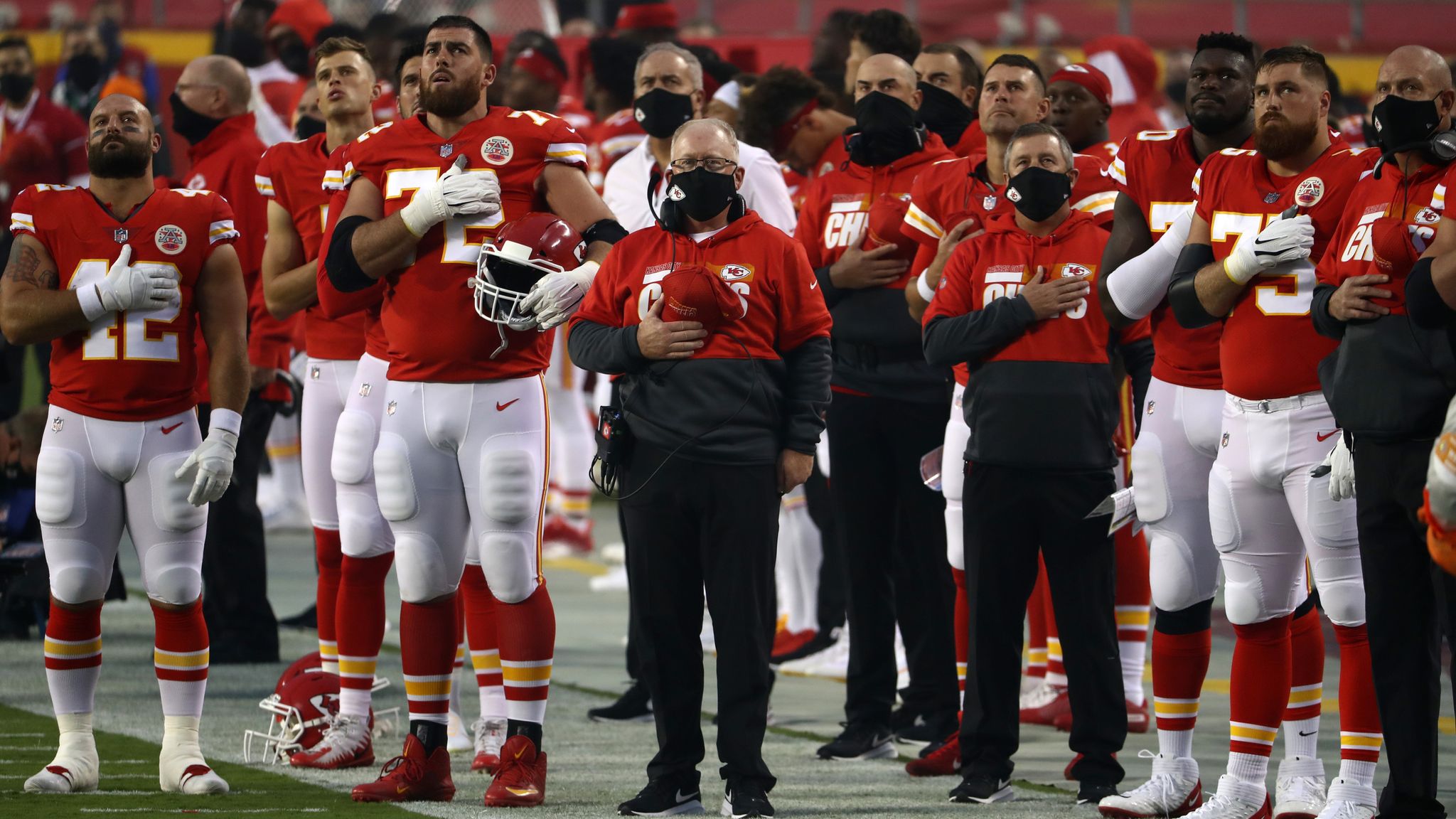 On the Gridiron: How the Kansas City Chiefs Celebrated Super Bowl LIV,  Displayed Moment of Unity Before Season Opener