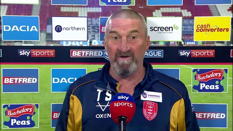 Hull KR head coach Tony Smith looks back on a narrow defeat for his side as they were edged out by St Helens.