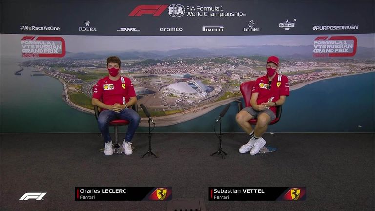 Ferrari drivers Charles Leclerc and Sebastian Vettel have spoken ahead of this weekend's Russian Grand Prix.