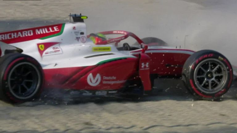 Watch as Mick Schumacher crashes out in Monza during his qualifying session