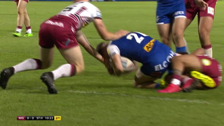 Highlights of St Helens' dominant win over Wigan in Super League