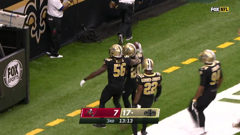 Brady's Bucs debut a flop with 2 INTs; Saints win 34-23