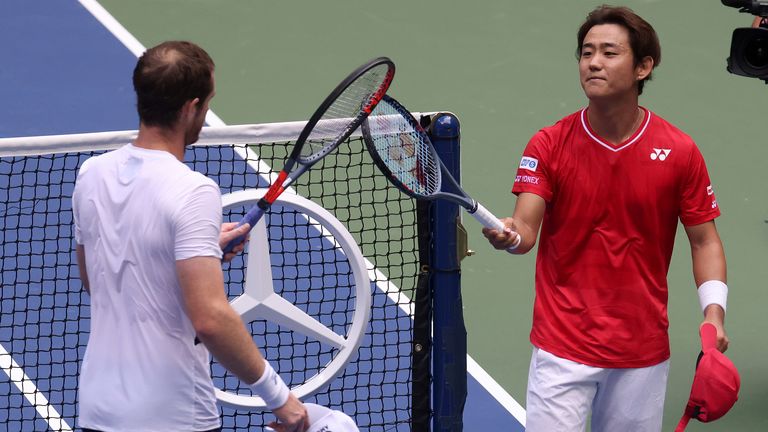 Murray produced a surprising comeback to outlast Yoshihito Nishioka