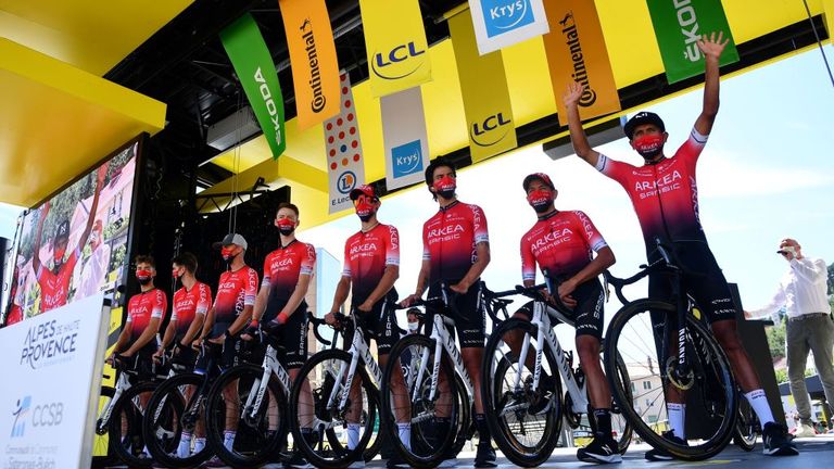 Team Arkea-Samsic confirmed their team hotel was searched by police last week