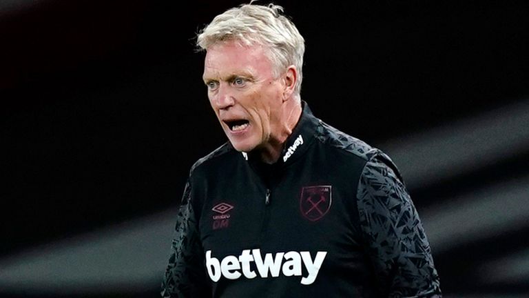 West Ham boss David Moyes isolates himself after testing positive for COVID-19