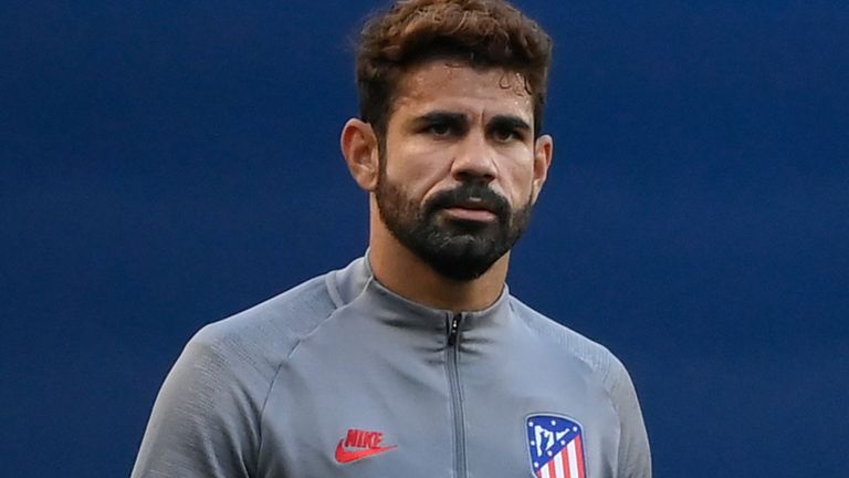Diego Costa will be absent as Atletico Madrid return to training on Friday