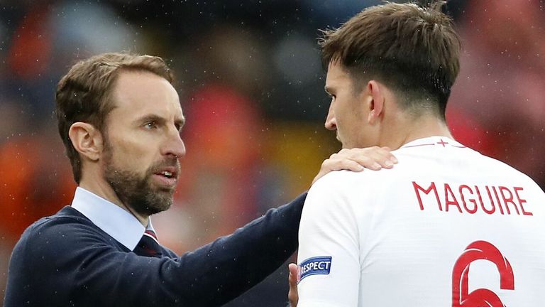 Gareth Southgate says he has been in regular contact with Maguire