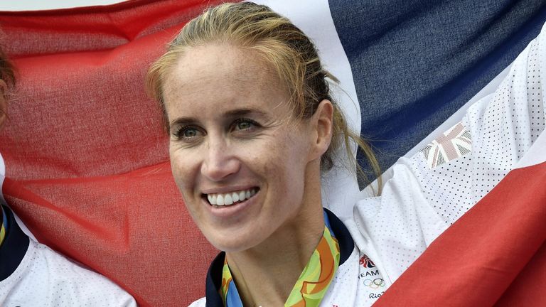 Sky Sports News caught up with Melissa Wilson and gold medallist Helen Glover (pictured), one of over 300 Olympians and Paralympians to sign Wilson's letter calling on Boris Johnson to lead a green recovery from the coronavirus pandemic
