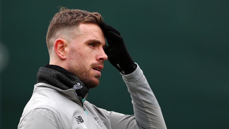 Jordan Henderson recovers from knee injury