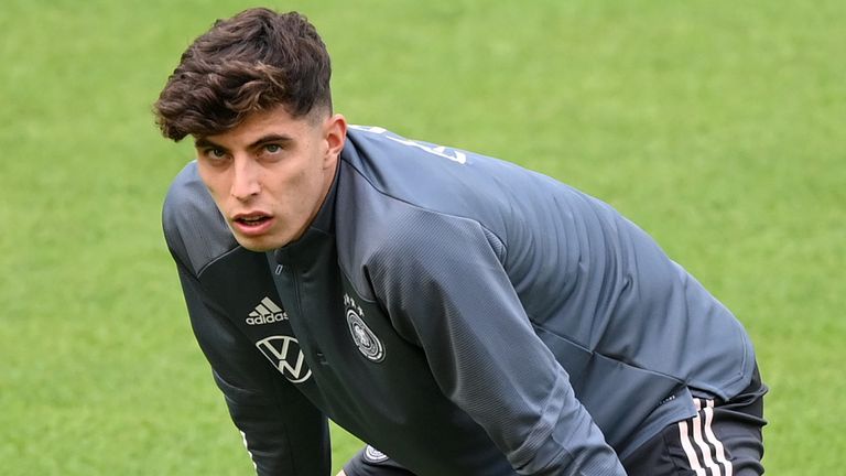 Kai Havertz had been with the Germany team in Stuttgart