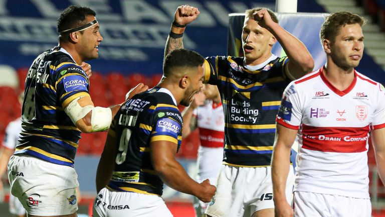 Watch highlights as Leeds Rhinos booked a place in the Challenge Cup semi-finals, after a 48-18 win over Hull KR 