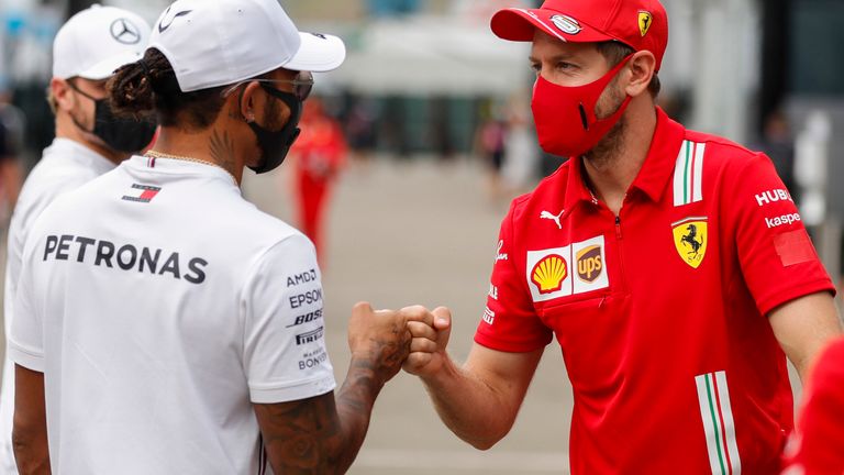 Lewis Hamilton believes Vettel's move to Aston Martin Racing Point for 2021 is exciting for Formula 1 and 'needs to keep the great driver that he is in the sport'
