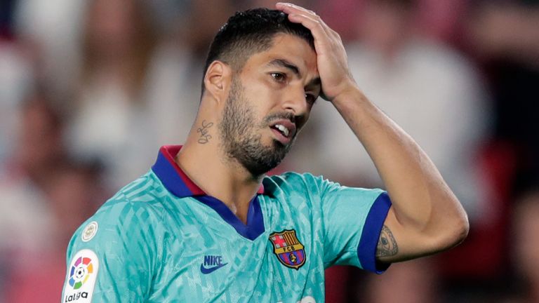 Suarez's final game for Barcelona was their infamous 8-2 defeat to Bayern Munich in the Champions League quarter-finals