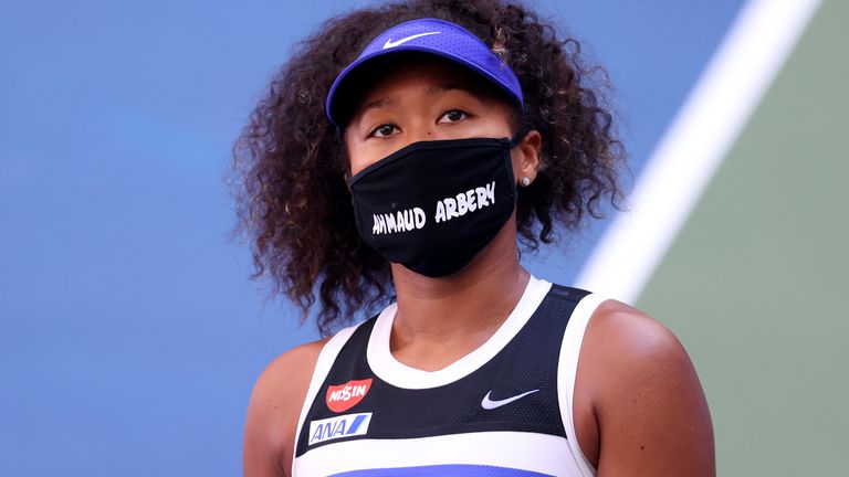 Osaka wore a different face mask for every round of her US Open triumph, each with the name of a black person whose death has been referenced in protests about racial injustice