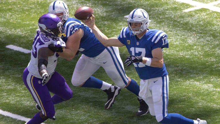 Philip Rivers picked up his first win as Colts quarterback