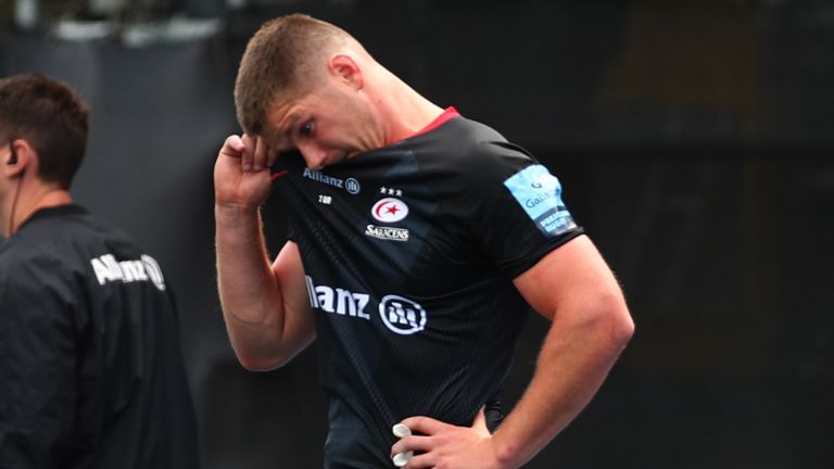Saracens will be without Owen Farrell in Dublin due to his red card against Wasps