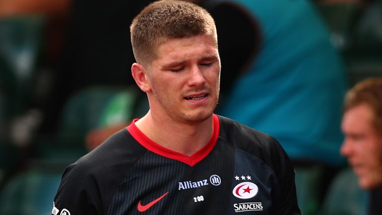 Owen Farrell is facing a ban after his red card against Wasps