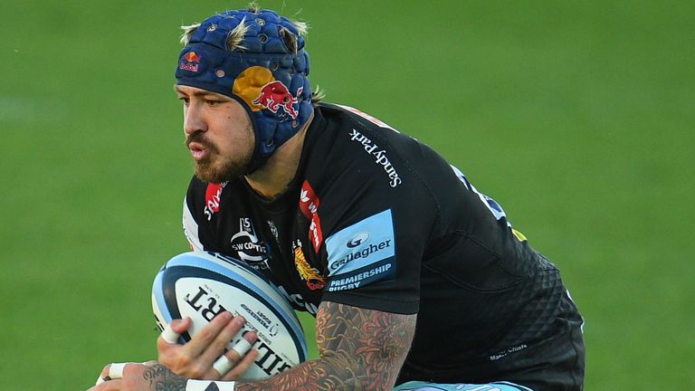 Jack Nowell attacks for the Chiefs