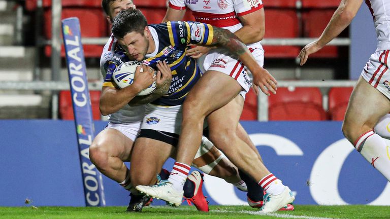 Tom Briscoe finished superbly in the right corner for Leeds' third