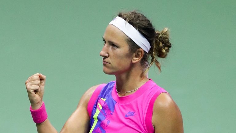 Azarenka returned to her first major final for the first time since 2013