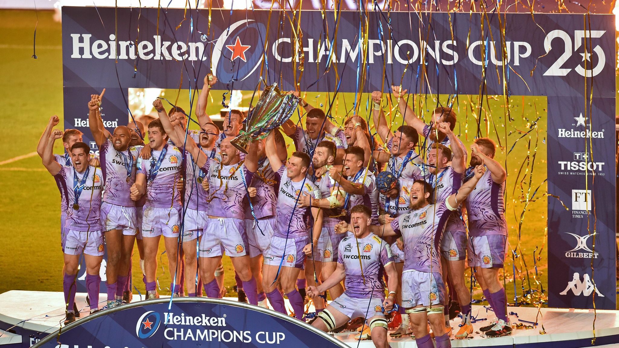 Heineken Champions Cup 21 Exeter Chiefs Begin Defence Against Glasgow Warriors Rugby Union News Sky Sports