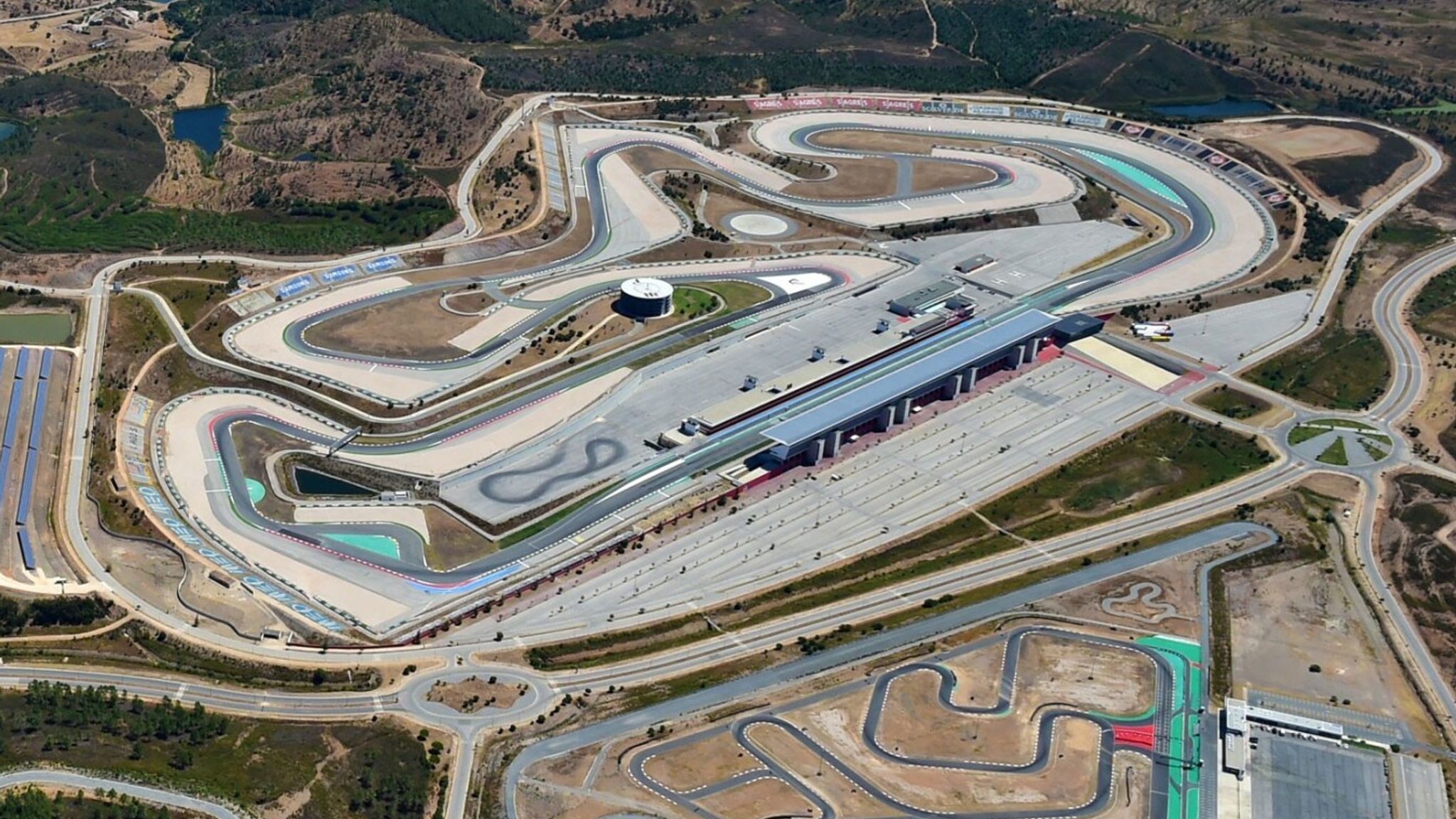 Circuito Estoril - Formula 1 motorsport race track on the