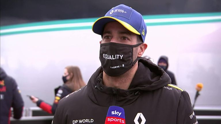 Plenty of emotion for Daniel Ricciardo as he finally realised that podium return dream in a first since moving to Renault last year