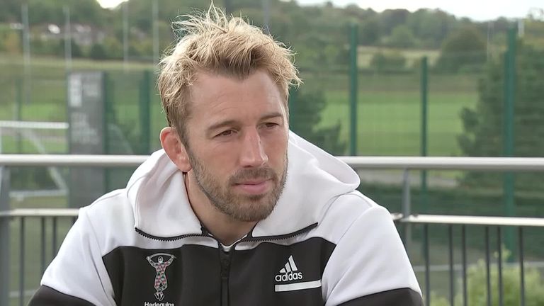 Chris Robshaw spoke to Rupert Cox after his final outing at the Harlequins training ground before he moves to San Diego to continue his rugby career