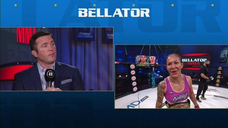 Chael Sonnen gives his thoughts after a dominating win for Cyborg at Bellator 249