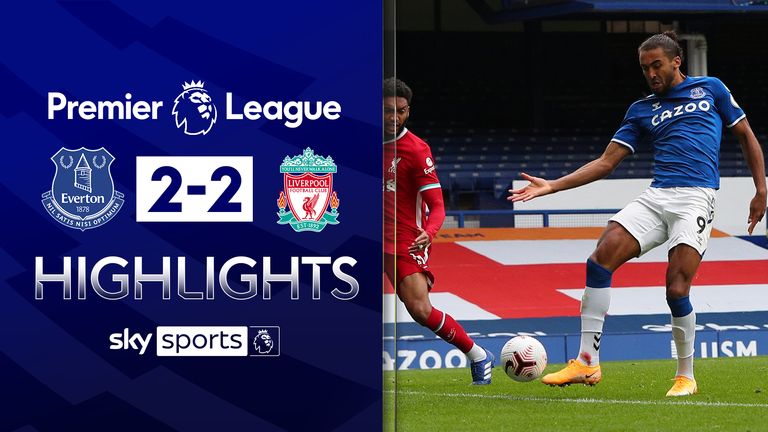 FREE TO WATCH: Highlights from  Everton's draw with Liverpool in the Premier League