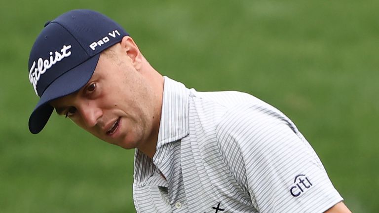 Justin Thomas holds a one-shot lead at the Zozo Championship