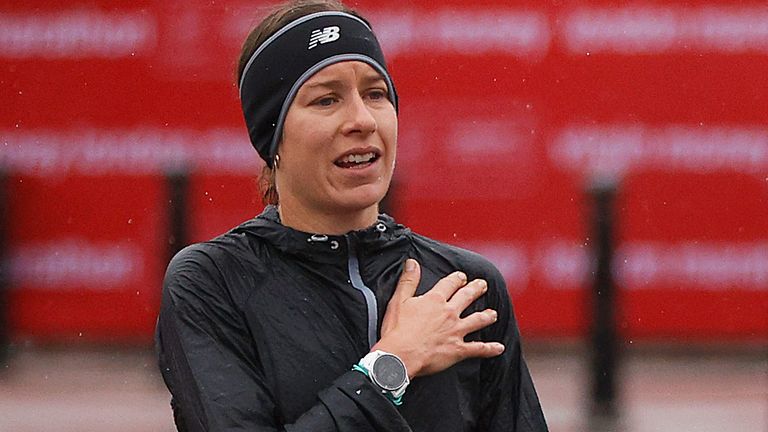 Britain's Steph Twell was forced to pull out due to injury