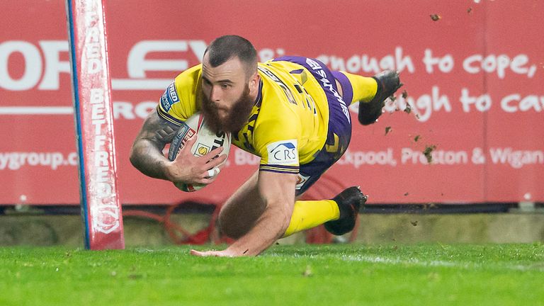 Jake Bibby replied quickly for Wigan with a try 