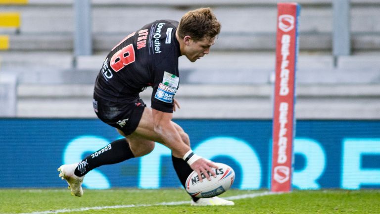 Chris Atkin scored an intercept try, which got Salford back into the contest 