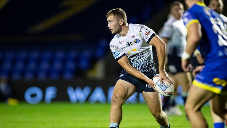 Jarrod O&#8217;Connor in action for the Rhinos