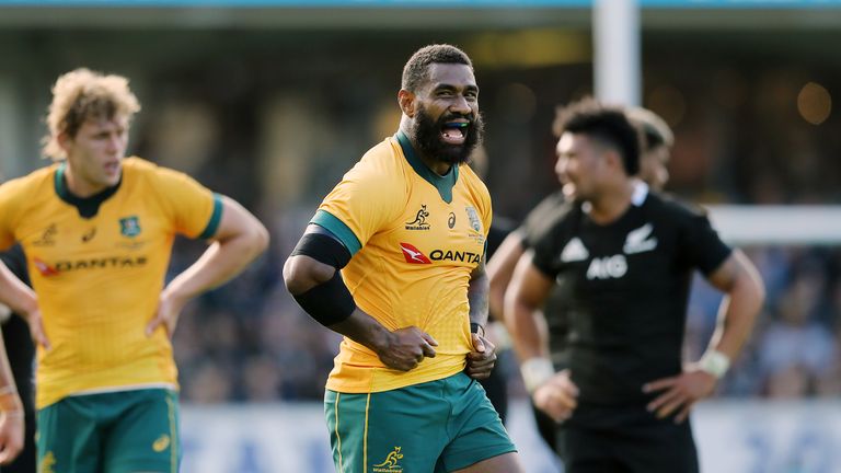 Marika Koroibete scored the only try for the Wallabies