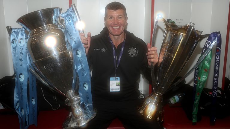 Exeter director of rugby Rob Baxter has been one of the most successful coaches in Europe in recent years 