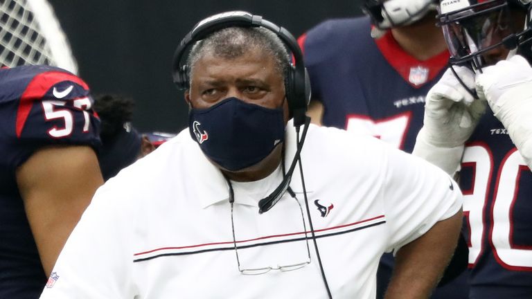 Romeo Crennel became the oldest head coach in NFL history on Sunday as he steered the Texans to their first win of the season