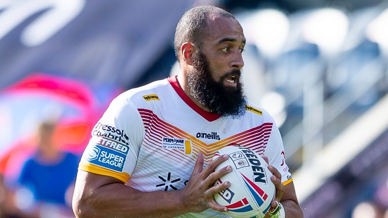 Sam Kasiano scored a spectacular try for Catalans against Wakefield