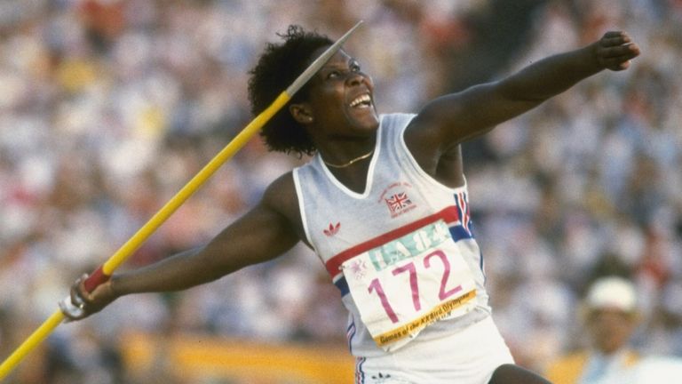 Tessa Sanderson recalls the very moment she became the first black British woman to become an Olympic champion, winning gold at the 1984 Games