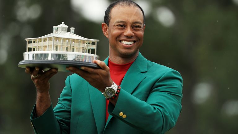 Tiger Woods previously won The Masters in back-to-back years in 2001 and 2002