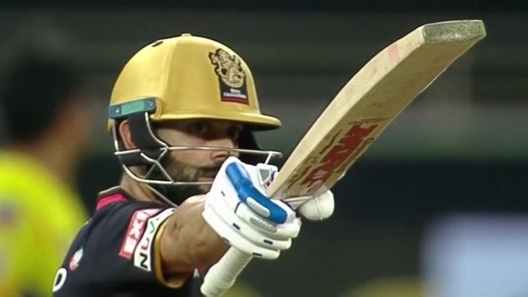 Kohli hit eight boundaries in his quick-fire 90 not out