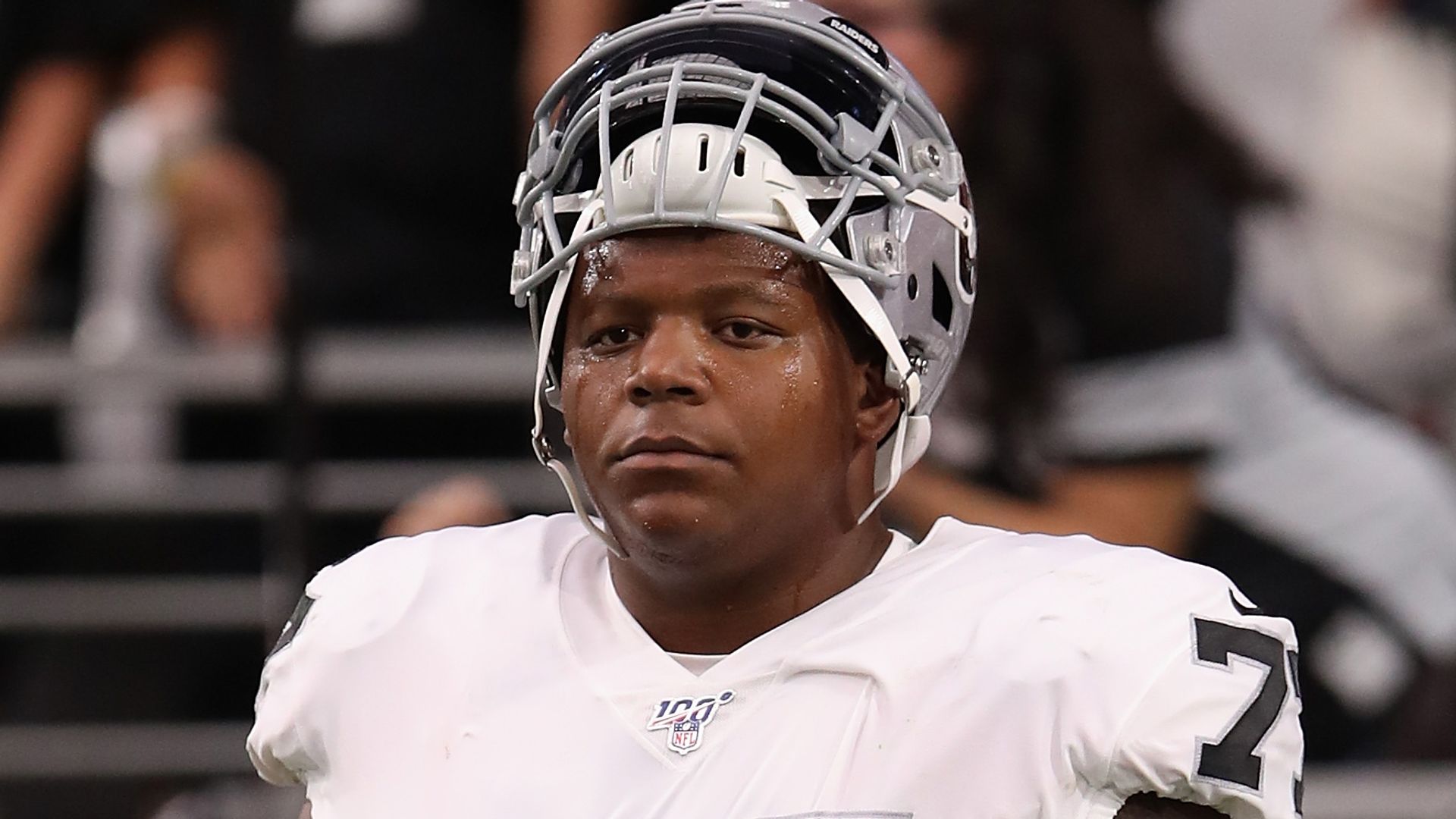 Raiders' RT Brown released from hospital after IV scare