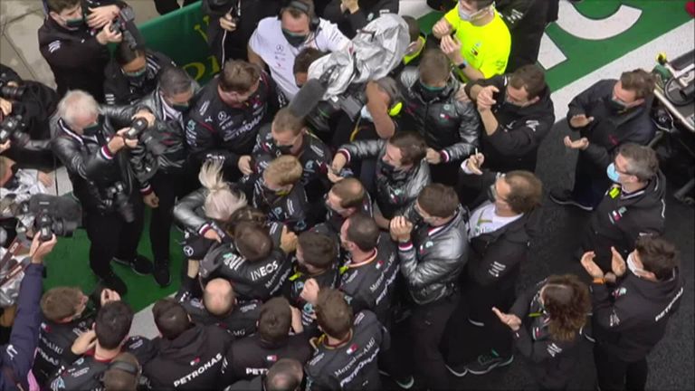 Ted Kravitz takes a look back at the Turkish Grand Prix in which Mercedes driver Lewis Hamilton equalled Michael Schumacher's record of seven world titles