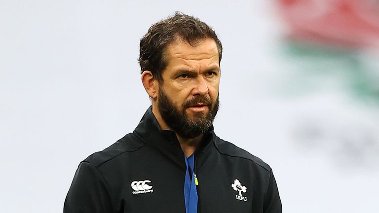 Ireland head coach Andy Farrell discussed his side's latest injury updates and ambitions 