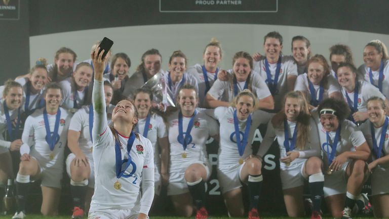 England were crowned Women's Six Nations champions earlier this month