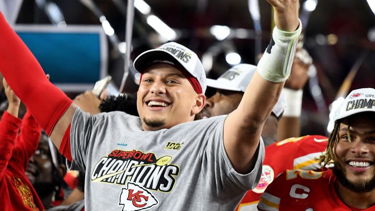 Mahomes and the Chiefs beat the San Francisco 49ers in Super Bowl LIV to wrap the 2019 season