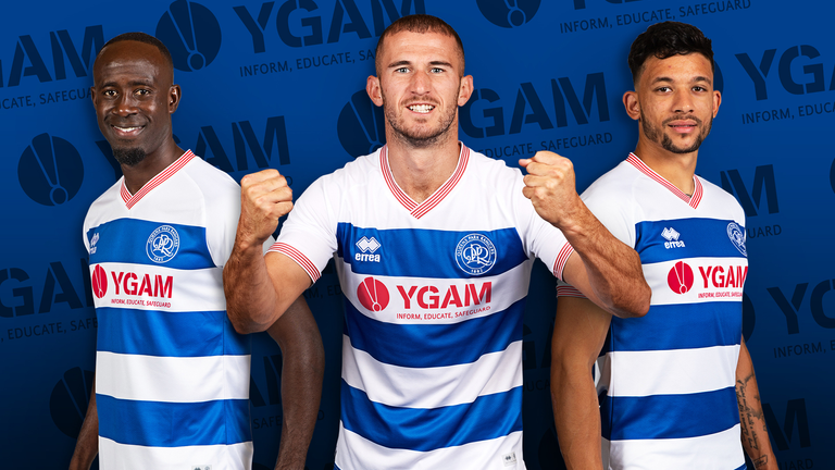 QPR will carry the logo of the YGAM on their shirts this weekend after Football Index donated their sponsorship