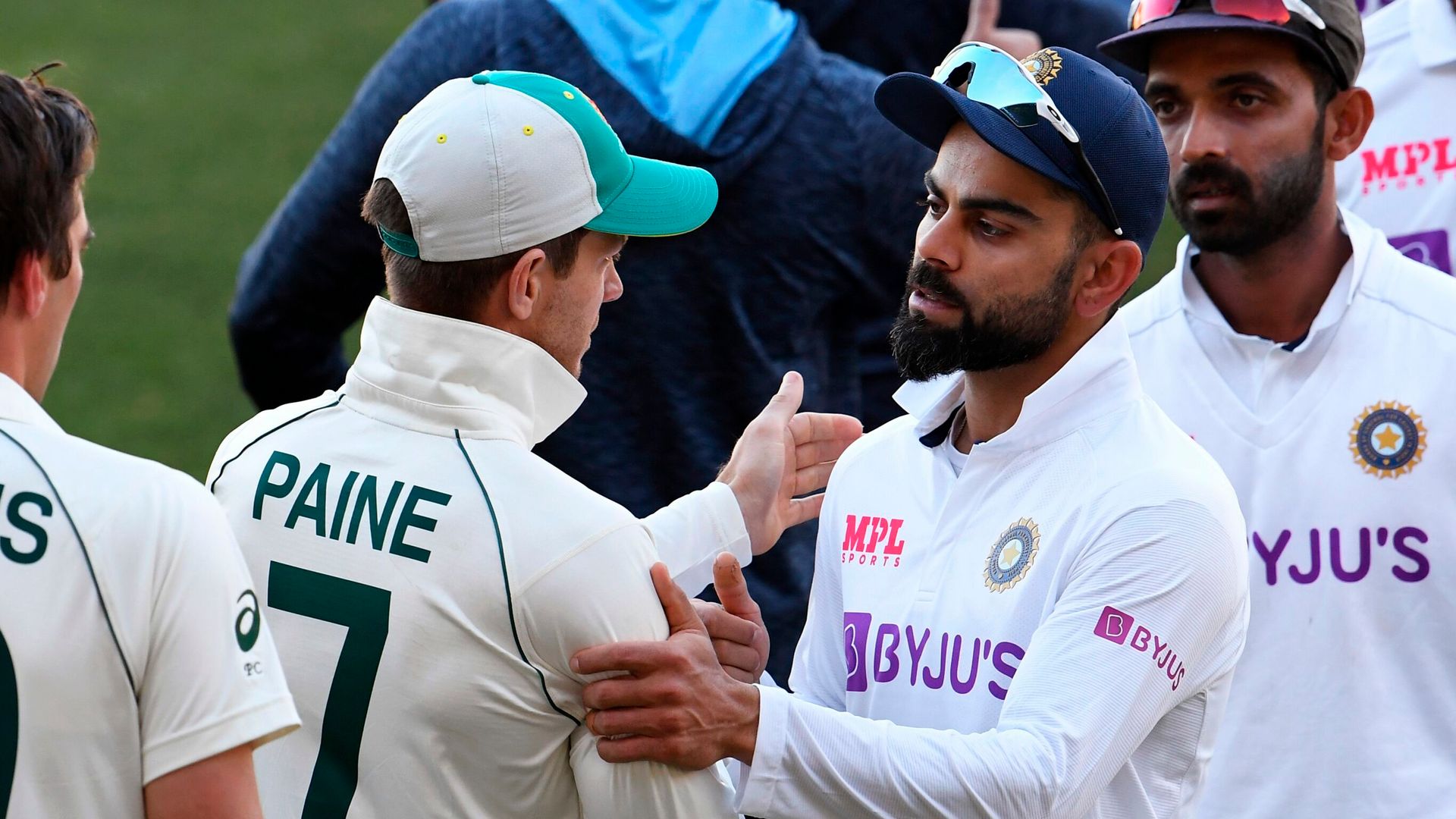 'Hurt' Kohli says India will bounce back; Paine delights in win